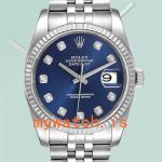 Rolex Datejust Men’s 36mm 116234BLDJ Automatic Jubilee Bracelet: Authentic vs. Replica